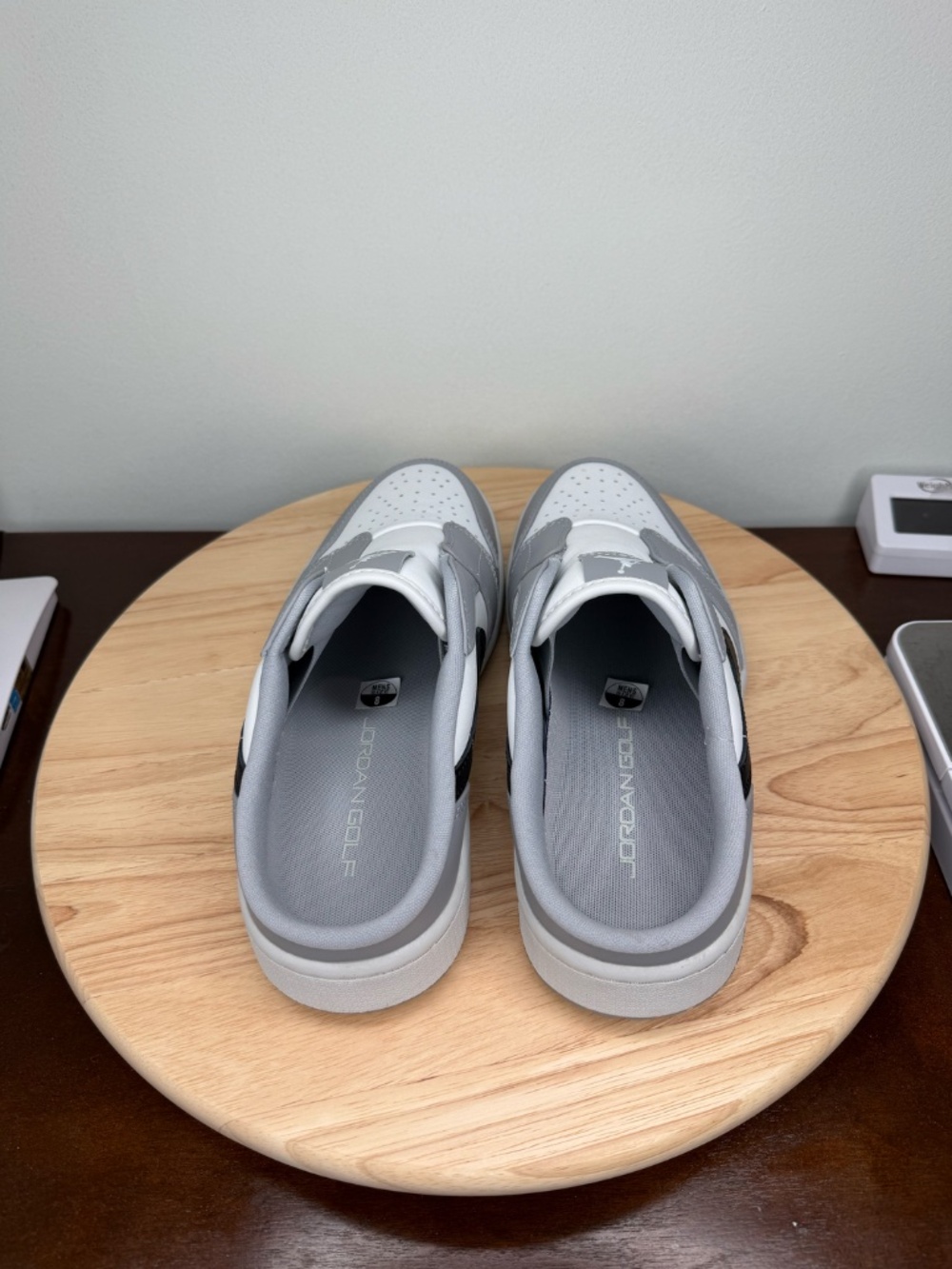 Nike Air Jordan Mule Golf Shoes Slip On Wolf Grey FJ1214-004 Men's Size 8 NEW - Picture 4 of 7
